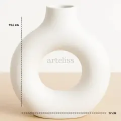 Dekoratif Halka Vazo – İskandinav Tasarım