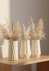 Üçlü Mini Vazo Seti Dekoratif İskandinav Tasarım