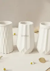 Üçlü Mini Vazo Seti Dekoratif İskandinav Tasarım