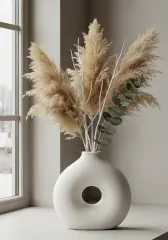 Midi Halka Vazo Dekoratif İskandinav Tasarım