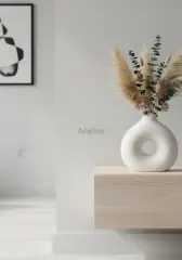 Midi Halka Vazo Dekoratif İskandinav Tasarım