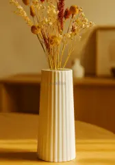 Midi Silindir Vazo Dekoratif İskandinav Tasarım