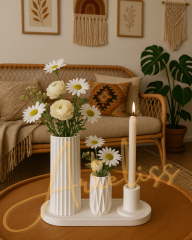 Dekoratif Tepsili Set | Modern Şık Bohem Ev Dekor