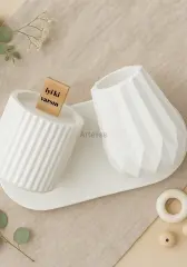 ''İyi ki Varsın'' Ahşap Fitilli Kokulu Mum Seti