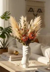 Sarılan El Dekoratif Mini Vazo