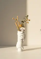Sarılan El Dekoratif Mini Vazo