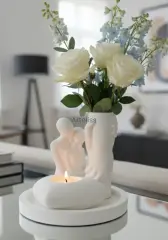 Dekoratif Tepsili Romantik Midi Set