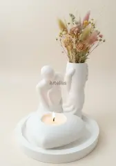 Dekoratif Tepsili Romantik Midi Set