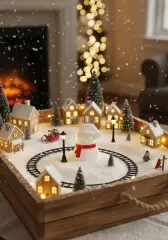 Kış Konseptli Kardanadam Obje Biblo | Boyanabilir