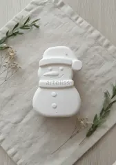 Kış Konseptli Kardanadam Obje Biblo | Boyanabilir