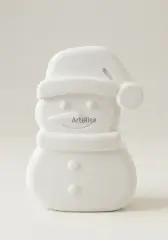 Kış Konseptli Kardanadam Obje Biblo | Boyanabilir