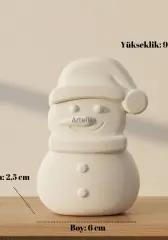 Kış Konseptli Kardanadam Obje Biblo | Boyanabilir