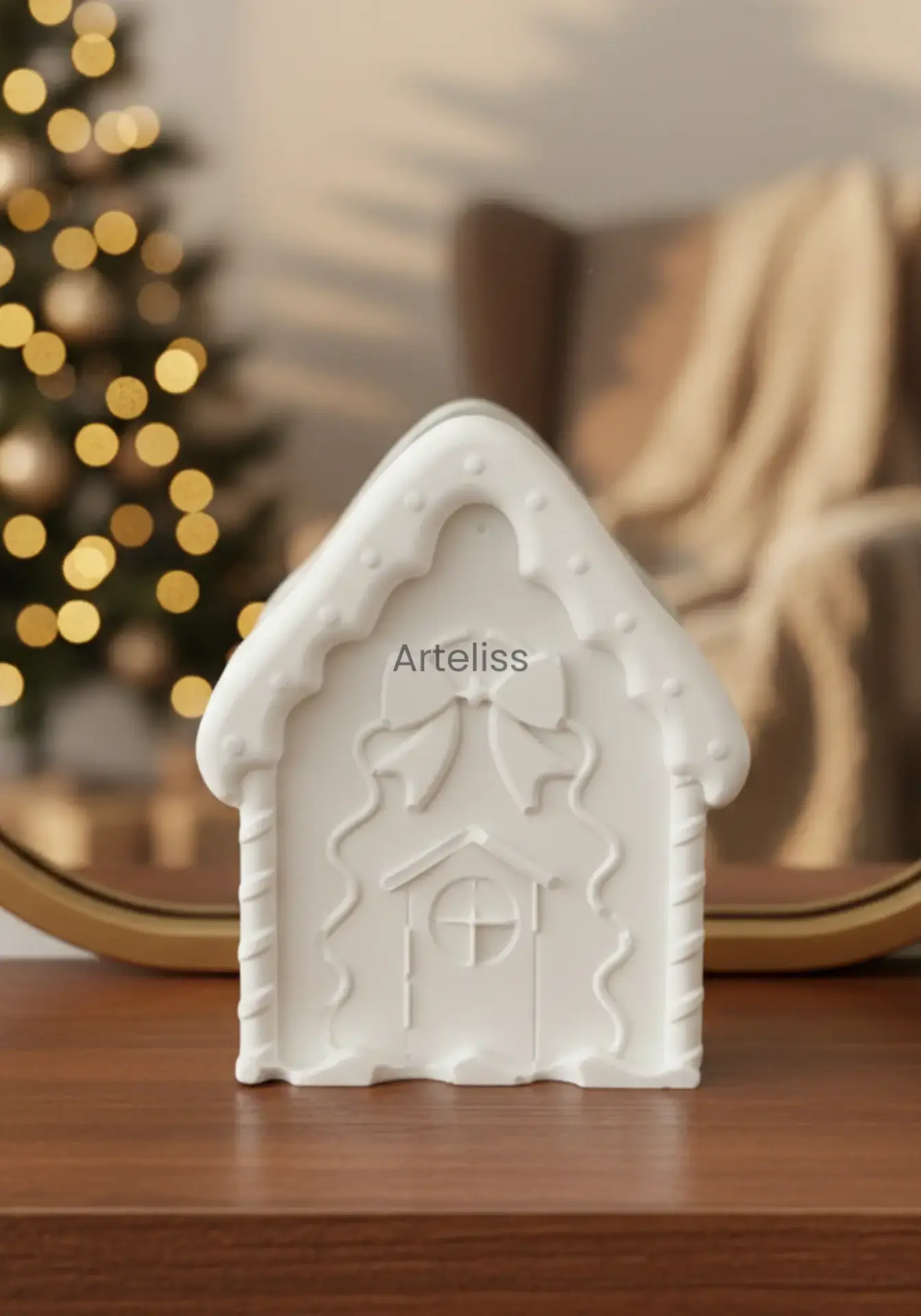 Kış Konseptli Dekoratif Ev Obje Biblo | Boyanabilir