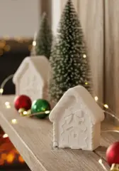 Kış Konseptli Dekoratif Ev Obje Biblo | Boyanabilir