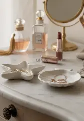 Deniz Kabuğu ve Deniz Yıldızı Takı Organizer