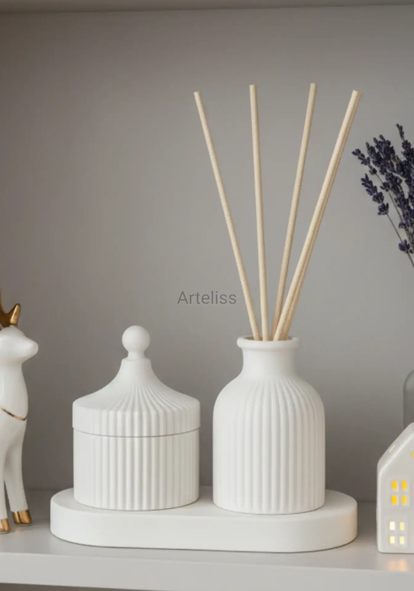 Organik Lavanta Oda Kokusu Mini Organizer Seti