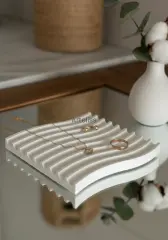 Modern Dalgalı Kare Dekoratif Sunum Tepsisi