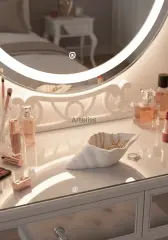 Beyaz Deniz Kabuğu Mini Obje Organizer