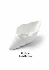 Beyaz Deniz Kabuğu Mini Obje Organizer