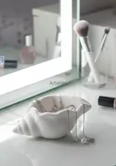 Dekoratif Deniz Kabuğu Obje Takı Organizer