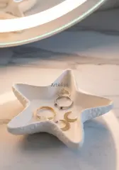 Dekoratif Modern Deniz Yıldızı Obje Organizer