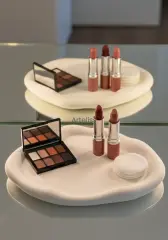 Modern Bohem Dekoratif Silindir  Sunum Tepsisi