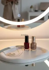 Modern Bohem Dekoratif Silindir  Sunum Tepsisi