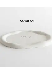 Modern Bohem Dekoratif Silindir  Sunum Tepsisi