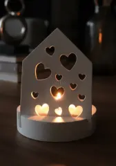 Dekoratif Kalpli Mum Standı Tealight Mumluk Obje