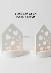 Dekoratif Kalpli Mum Standı Tealight Mumluk Obje