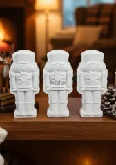 Dekoratif Boyanabilir Beyaz Kurşunasker Biblo