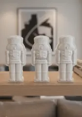 Dekoratif Boyanabilir Beyaz Kurşunasker Biblo