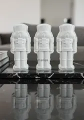 Dekoratif Boyanabilir Beyaz Kurşunasker Biblo