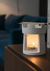 Kale Mum Ev Dekoratif Mumluk Tütsülük Buhurdanlık