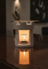 Kale Mum Ev Dekoratif Mumluk Tütsülük Buhurdanlık