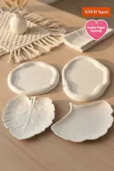 Boho Nature | 4 Parça Dekoratif Sunum Tabak