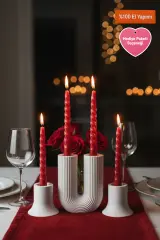 Modern Arch | Üçlü Şamdan Mumluk Seti