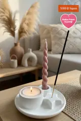 Ritual Star | 3'ü1 Arada Tütsülük Şamdan Mumluk