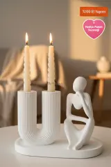 Modern Muse | Minimalist Ev Dekoru Şamdan Obje