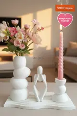 Pebble Mind | Dekoratif Vazo Obje Mumluk Seti