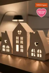 Urban Calm | Üçlü Işıkevleri Obje Mumluk Dekor