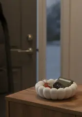 Bulut Formlu Dekoratif Renkli Tabla Obje