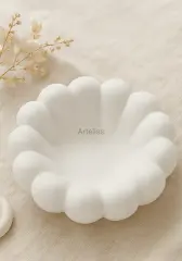 Bulut Formlu Dekoratif Renkli Tabla Obje