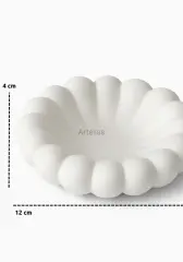 Bulut Formlu Dekoratif Renkli Tabla Obje