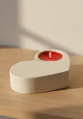 Kalpli Tealight Mumluk Dekoratif Obje