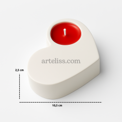Kalpli Tealight Mumluk Dekoratif Obje