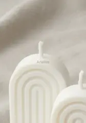 Gökkuşağı Premium Tepsili Kokulu Mum Seti