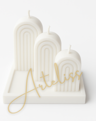 Rainbow Candles |Premium Kokulu Gökkuşağı Mum set