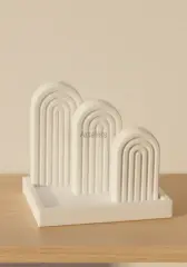 Gökkuşağı Obje Tepsili Dekor Seti