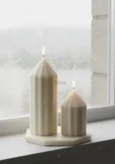 Baton Kule Premium Tepsili Kokulu Mum Seti